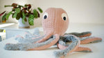 Laden Sie das Bild in den Galerie-Viewer, 3er-Set Kuscheltier Schnittmuster "Meerestiere"